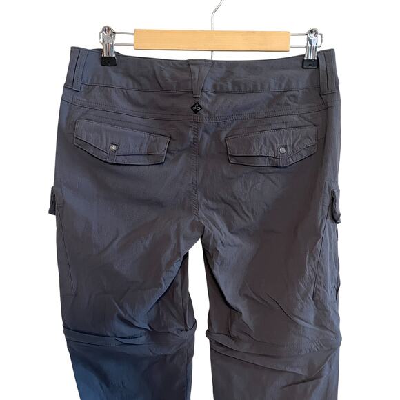 Prana Sage Convertible Outdoor Hiking Cargo Pants Gray Size 4 - Picture 5 of 6